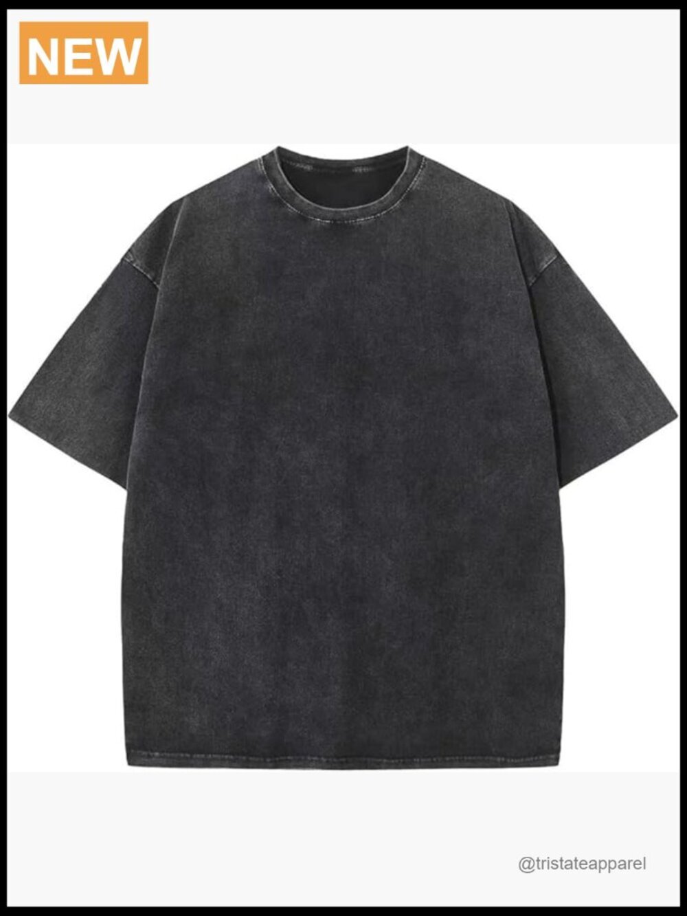 Oversized Cotton T-Shirt Men's Short Sleeve Loose Fit Casual Tee